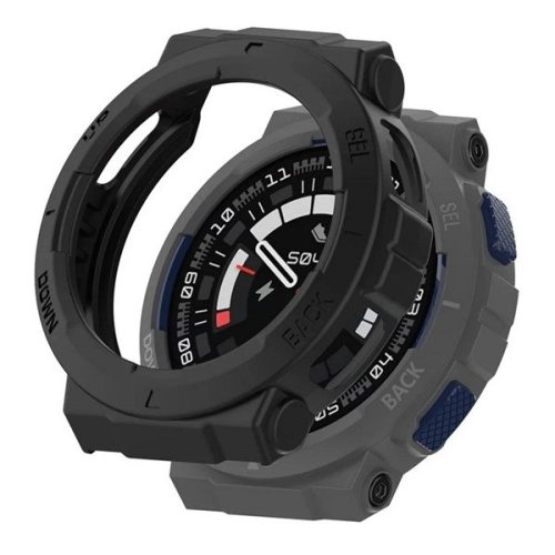 Amazfit Active Edge, Szilikon védőkeret, közepesen ütésálló, szíj nélkül, fekete