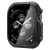 Apple Watch 10 (46 mm), Műanyag védőkeret, kijelzővédő üveggel, szíj nélkül, közepesen ütésálló, Spigen Tough Armor, fekete
