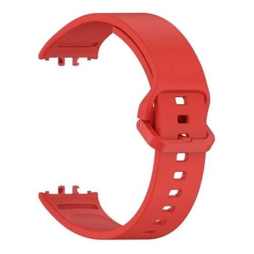 Samsung Galaxy Fit3 SM-R390, szilikon pótszíj, állítható, piros
