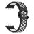 Samsung Galaxy Fit3 SM-R390, szilikon pótszíj, lyukacsos, légáteresztő, fekete/fehér