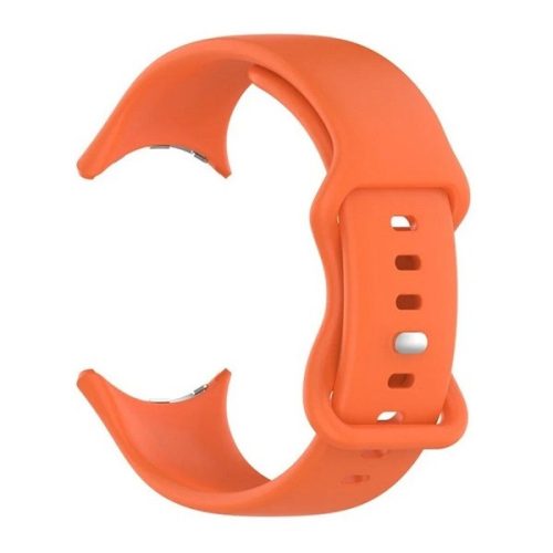Google Pixel Watch 3 (41 mm), szilikon pótszíj, állítható, narancssárga