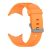 Google Pixel Watch 3 (45 mm), szilikon pótszíj, állítható, narancssárga