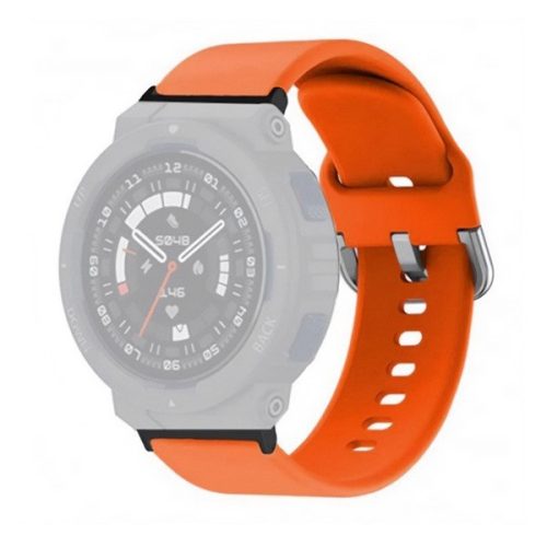 Amazfit Active Edge, szilikon pótszíj, állítható, narancssárga