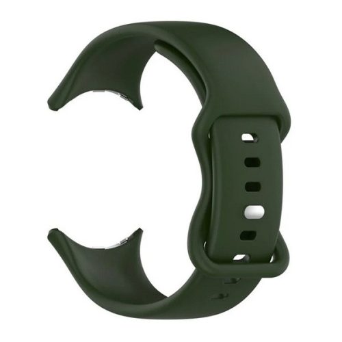 Google Pixel Watch 3 (41 mm), szilikon pótszíj, állítható, sötétzöld