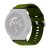 Amazfit Active Edge, szilikon pótszíj, állítható, sötétzöld