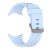 Google Pixel Watch 3 (45 mm), szilikon pótszíj, állítható, világoskék