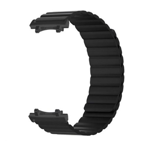 Amazfit T-Rex 3, szilikon pótszíj, mágneses zár, 3D minta, fekete