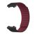 Amazfit T-Rex 3, szilikon pótszíj, mágneses zár, 3D minta, fekete/bordó