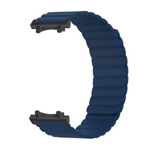 Amazfit T-Rex 3, szilikon pótszíj, mágneses zár, 3D minta, sötétkék