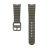 Samsung Galaxy Watch 4 / 5 / 5 Pro / 6 / 7 / FE (40 / 44 / 45mm) / Watch 4 Classic / 6 Classic (42 / 43 / 46mm), szilikon pótszíj, M / L méret, állítható, hullámos kialakítás, izzadtságátló, légáteresztő, sport, zöld, gyári
