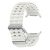 Samsung Galaxy Watch Ultra (47mm) SM-L705, szilikon pótszíj, állítható, hullámos kialakítás, vízálló, sport, tört-fehér, gyári
