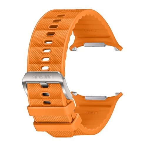 Samsung Galaxy Watch Ultra (47mm) SM-L705, textíl pótszíj, nylon, állítható, légáteresztő, sport, Samsung PeakForm Band, narancs, gyári