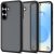 Samsung Galaxy S25 Plus SM-S936, Műanyag hátlap védőtok + szilikon keret, Spigen Ultra Hybrid Matte, áttetsző/fekete
