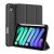 Apple iPad Mini (2021 / 2024) (8.3), mappa tok, Smart Case, érintőceruza tartó, Dux Ducis Domo, fekete