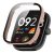 Xiaomi Redmi Watch 5, Műanyag védőkeret, kijelzővédő üveggel, közepesen ütésálló, szíj nélkül, rózsaszín