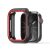 Apple Watch 10 (46 mm), Műanyag + szilikon védőkeret, szíj nélkül, közepesen ütésálló, Dux Ducis Bamo, piros