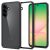 Samsung Galaxy A56 5G SM-A566B, Műanyag hátlap védőtok + szilikon keret, Spigen Ultra Hybrid, átlátszó/fekete