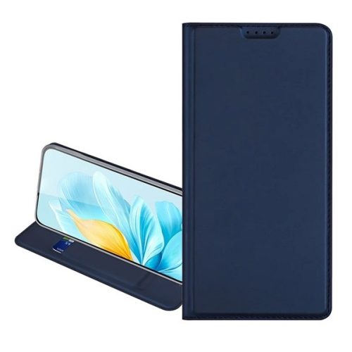 Oppo Reno13 Pro, Oldalra nyíló tok, stand, Dux Ducis, sötétkék