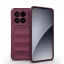 Xiaomi 15, Szilikon tok, közepesen ütésálló, 3D minta, bordó