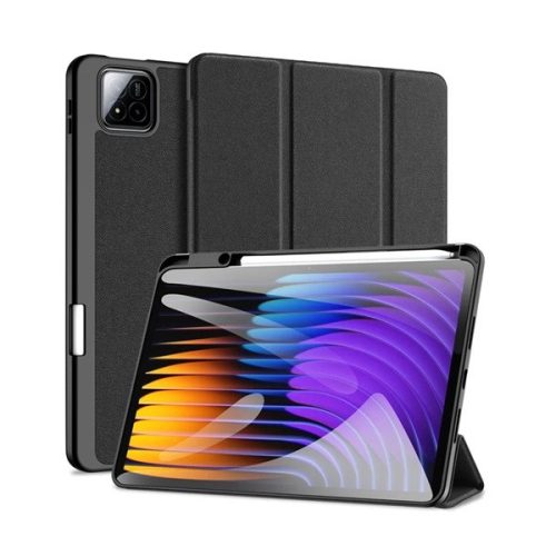 Xiaomi Pad 7 (11.2) / Pad 7 Pro (11.2), mappa tok, Trifold, érintőceruza tartó, Dux Ducis Domo, fekete