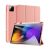 Xiaomi Pad 7 (11.2) / Pad 7 Pro (11.2), mappa tok, Trifold, érintőceruza tartó, Dux Ducis Domo, rózsaszín