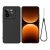 Realme GT7 Pro, Szilikon tok, mikrofiber belső, kézpánttal, fekete