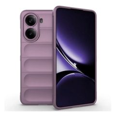   Xiaomi Poco X7 Pro, Szilikon tok, közepesen ütésálló, 3D minta, lila
