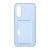 Samsung Galaxy A36 5G SM-A366B, Szilikon tok, kártyatartóval, kék, gyári