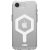 Apple iPhone 16e, Műanyag hátlap védőtok, szilikon belső, közepesen ütésálló, Magsafe kompatibilis, UAG Plyo Magsafe, áttetsző/fehér