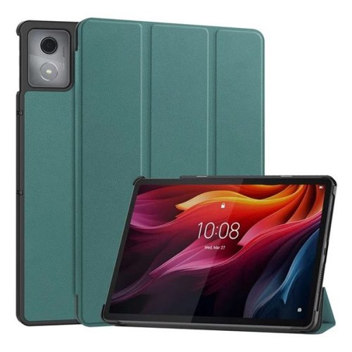Lenovo Tab K11 Plus (11.45) TB-352, mappa tok, Trifold, sötétzöld
