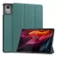 Lenovo Tab K11 Plus (11.45) TB-352, mappa tok, Trifold, sötétzöld