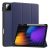 Xiaomi Pad 7 (11.2) / Pad 7 Pro (11.2), mappa tok, Trifold, érintőceruza tartó, sötétkék