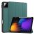 Xiaomi Pad 7 (11.2) / Pad 7 Pro (11.2), mappa tok, Trifold, érintőceruza tartó, sötétzöld
