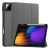 Xiaomi Pad 7 (11.2) / Pad 7 Pro (11.2), mappa tok, Trifold, érintőceruza tartó, sötétszürke