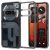 Nothing Phone 3a, Műanyag hátlap védőtok + szilikon keret, Spigen Ultra Hybrid, átlátszó/füst