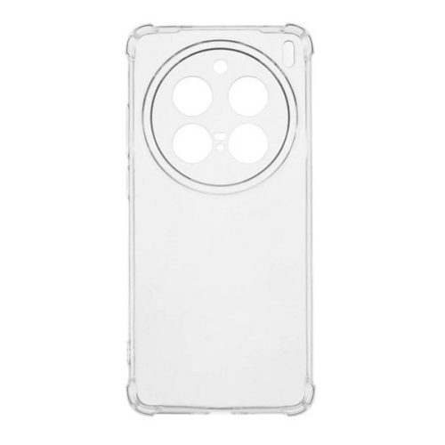 Vivo X200 Pro, Szilikon tok, közepesen ütésálló, légpárnás sarok, átlátszó