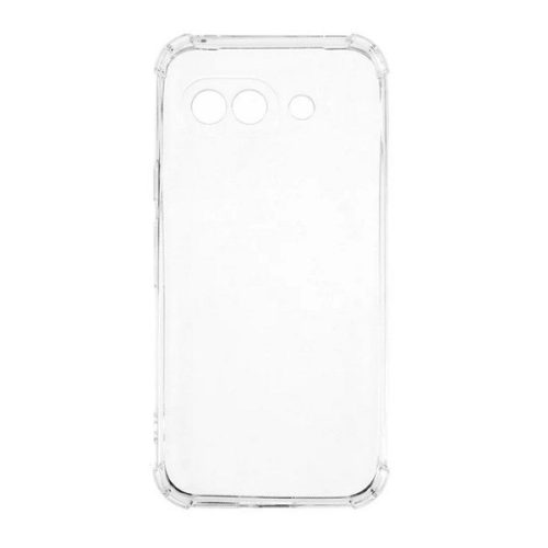 Google Pixel 9a, Szilikon tok, közepesen ütésálló, légpárnás sarok, átlátszó