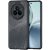 Realme 14 Pro, Műanyag hátlap védőtok + szilikon keret, hullám minta, Dux Ducis Aimo, áttetsző/fekete