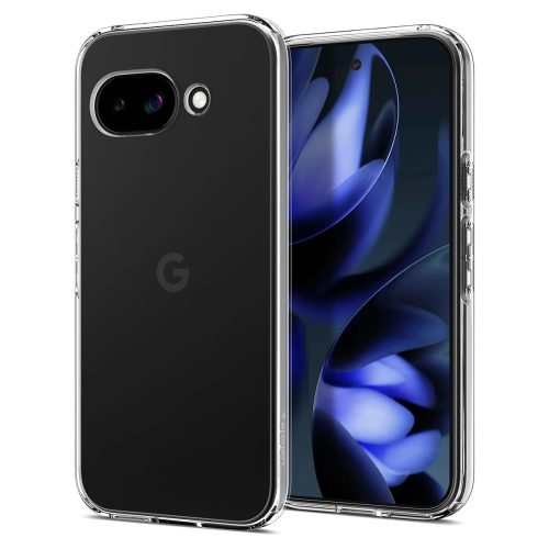 Google Pixel 9a, Szilikon tok, Spigen Crystal Flex, átlátszó