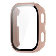   Amazfit Bip 6, Műanyag védőkeret, kijelzővédő üveggel, közepesen ütésálló, szíj nélkül, rózsaszín