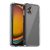 Samsung Galaxy Xcover 7 Pro SM-G766B, Műanyag hátlap védőtok + szilikon keret, közepesen ütésálló, átlátszó hátlap, átlátszó