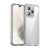 Huawei Honor 400 Lite, Műanyag hátlap védőtok + szilikon keret, közepesen ütésálló, átlátszó hátlap, átlátszó