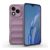 Huawei Honor 400 Lite, Szilikon tok, közepesen ütésálló, 3D minta, lila