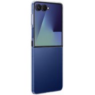   Samsung Galaxy Z Flip7 SM-F766B, Műanyag hátlap védőtok, Clear Case, átlátszó, gyári