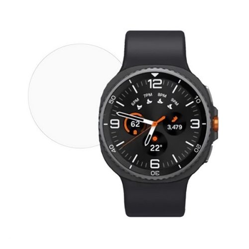 Samsung Galaxy Watch 8 (40 mm) SM-L320 / L325, Kijelzővédő fólia, ütésálló fólia (az íves részre nem hajlik rá!), Tempered Glass (edzett üveg), Clear