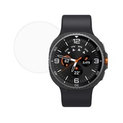   Samsung Galaxy Watch 8 (44 mm) SM-L330 / L335, Kijelzővédő fólia, ütésálló fólia (az íves részre nem hajlik rá!), Tempered Glass (edzett üveg), Clear