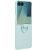 Samsung Galaxy Z Flip7 SM-F766B, Szilikon tok, telefongyűrű, menta, gyári
