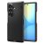 Samsung Galaxy Z Fold7 SM-F966B, Szilikon tok, műanyag hátlappal, zsanérvédő, Magsafe töltővel kompatibilis, Spigen Slim Armor Pro Mag, fekete