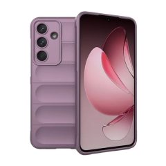   Samsung Galaxy S25 FE SM-S731, Szilikon tok, közepesen ütésálló, 3D minta, lila