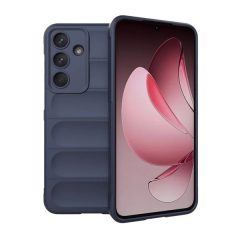   Samsung Galaxy S25 FE SM-S731, Szilikon tok, közepesen ütésálló, 3D minta, sötétkék
